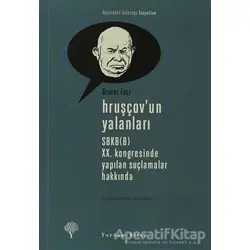 Hruşçov’un Yalanları - Grover Furr - Yordam Kitap