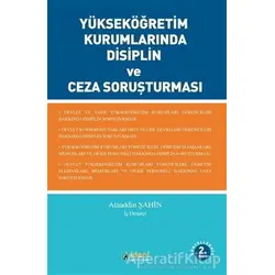 Yükseköğretim Kurumlarında Disiplin ve Ceza Soruşturması