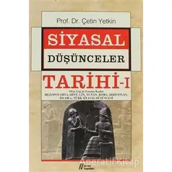 Siyasal Düşünceler Tarihi - 1 - Çetin Yetkin - Gürer Yayınları