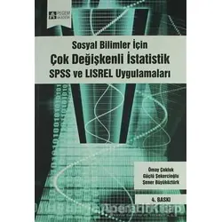 Sosyal Bilimler İçin Çok Değişkenli İstatistik - Ömay Çokluk - Pegem Akademi Yayıncılık