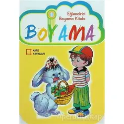 Eğlendirici Boyama Kitabı 1 - Kolektif - Kare Yayınları - Okuma Kitapları