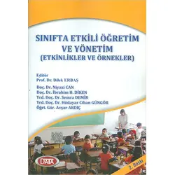 Data Sınıfta Etkili Öğretim ve Yönetim (Etkinlikler ve Örnekler)