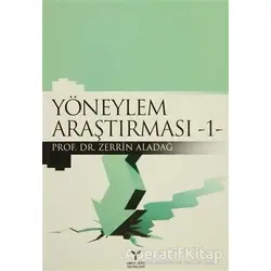 Yöneylem Araştırması - 1 - Zerrin Aladağ - Umuttepe Yayınları