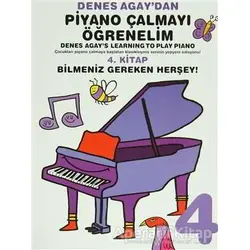 Denes Agaydan Piyano Çalmayı Öğrenelim 4. Kitap - Denes Agay - Porte Müzik Eğitim Merkezi