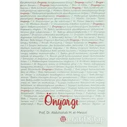 Önyargı - Abdulvahab M. el-Messiri - Mahya Yayınları