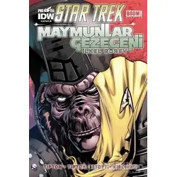 Star Trek Maymunlar Gezegeni - Kapak A - Scott Tipton - Presstij Kitap