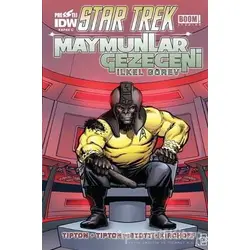 Star Trek Maymunlar Gezegeni - Kapak C - Scott Tipton - Presstij Kitap