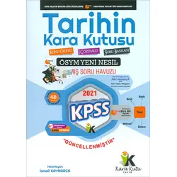 İnformal 2021 KPSS Tarihin Kara Kutusu Konu Özetli Soru Bankası