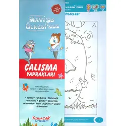 Mavi Su Ülkesi’nde Okul Öncesi Eğitim Çalışma Yaprakları - Yumurcak Yayınları