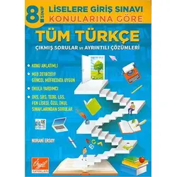 Özgül 8.Sınıf Konularına Göre Türkçe Çıkmış Sorular ve Çözümleri