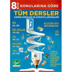 Özgül 8.Sınıf Konularına Göre Tüm Dersler Çıkmış Sorular ve Çözümleri