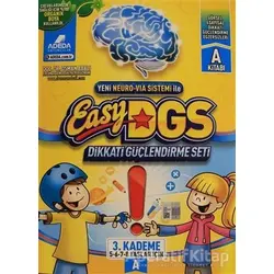 Easy Dikkati Güçlendirme Seti 5/8 Yaş A - Osman Abalı - Adeda Yayınları