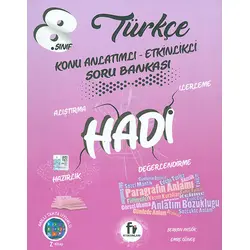 8.Sınıf Türkçe Hadi Etkinlikli Soru Bankası Fi Yayınları