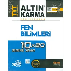 Altın Karma TYT Fen Bilimleri Video Çözümlü 10x20 Deneme Sınavı