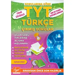 Özgül TYT Türkçe Konulara Göre Çıkmış Sorular