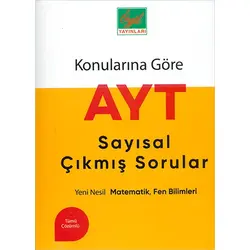 Özgül AYT Sayısal Konularına Göre Çıkmış Sorular ve Çözümleri