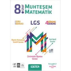 Serüven 8.Sınıf Muhteşem Matematik Konu Özetli Soru Bankası