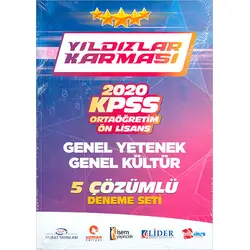 KPSS OrtaÖğretim Ön Lisans 5 Çözümlü Deneme Yıldızlar Karması