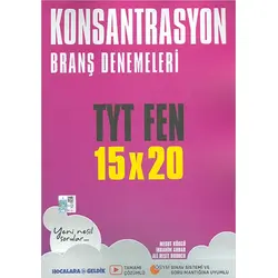 TYT Fen 15x20 Konsantrasyon Branş Denemeleri Hocalara Geldik