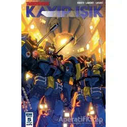 Transformers Kayıp Işık Bölüm 5 (Kapak B) - James Roberts - Presstij Kitap