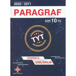 Paragraf Son 10 Yıl Çözümlü Çıkmış Sorular Artınet Yayınları