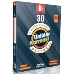 Ünlüler 2021 8. Sınıf T.C İnkılap Tarihi ve Atatürkçülük Ünlüler Karması 30 Deneme Video Çözümlü