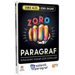 Tüm Sınavlar İçin Paragraf Zoro Soru Bankası Sistemli Paragraf Yayınları