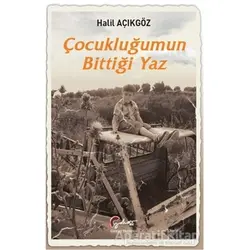 Çocukluğumun Bittiği Yaz - Halil Açıkgöz - Galeati Yayıncılık