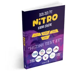 Nitro 2021 TYT Karma Deneme 7 Farklı Yayın 7 Farklı Deneme