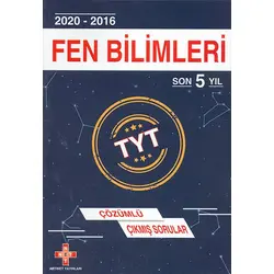 TYT Fen Bilimleri Son 5 Yıl Çözümlü Çıkmış Sorular Artınet Yayınları