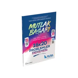 Mutlak Başarı 16x20 Problemler Denemesi Muba Yayınları