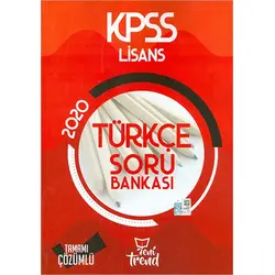 Yeni Trend 2020 KPSS Lisans Türkçe Soru Bankası