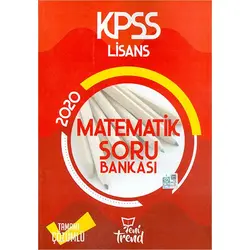 Yeni Trend 2020 KPSS Lisans Matematik Soru Bankası