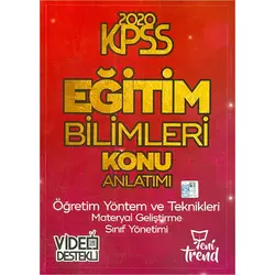 Yeni Trend 2020 KPSS Öğretim Yöntem ve Teknikleri Konu Anlatımı