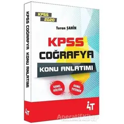 KPSS 2020 Coğrafya Konu Anlatımı - Turan Şahin - 4T Yayınları