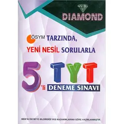 TYT DIAMOND 5li Deneme Sınavı Gür Yayınları