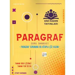 Paragraf Soru Bankası Çöz Kazan Yayınları