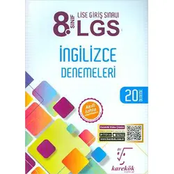 Karekök 8.Sınıf LGS İngilizce 20 Deneme