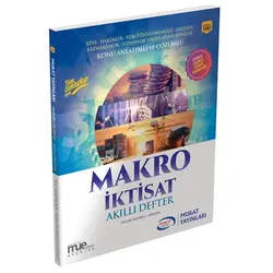 Tüm Sınavlar İçin Makro İktisat Akıllı Defter Murat Yayınları