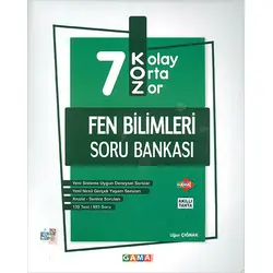 Gama Okul 7.Sınıf Koz Fen Bilimleri Soru Bankası