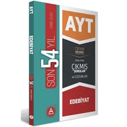 AYayınları AYT Edebiyat Son 54 Yıl Konu Konu Çıkmış Sorular ve Çözümleri