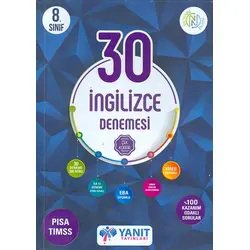 8.Sınıf İngilizce 30 lu Branş Denemesi Yanıt Yayınları