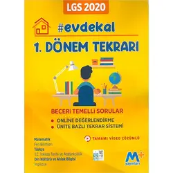 2020 LGS 1.Dönem Tekrarı Martı Yayınları (Kampanyalı)