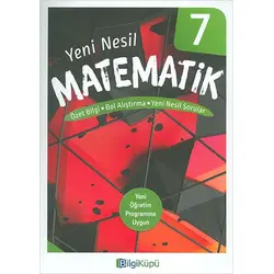 BilgiKüpü 7.Sınıf Matematik Özet Bilgi Yeni Nesil Sorular