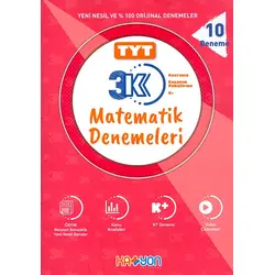 TYT 3K Matematik Denemeleri Katyon Yayınları