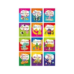 Küçük Kaşifin Boyama Kitabı (12 Kitap Takım) - Bıcırık Yayınları