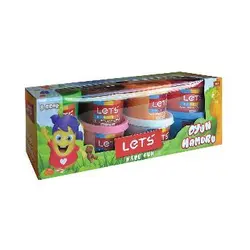 Lets 8 Renk Oyun Hamuru 800Gr L8348