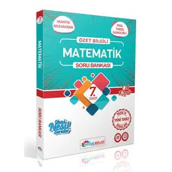 7.Sınıf Matematik Özet Bilgili Soru Bankası Köşebilgi Yayınları