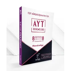 Karekök AYT Eşit Ağırlık 8li Deneme Sınavı 8 Soru 8 Çözüm Kitapçığı