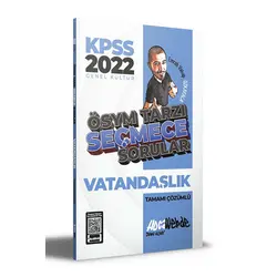 HocaWebde 2022 KPSS Vatandaşlık ÖSYM Tarzı Seçmece Sorular Tamamı Çözümlü Soru Bankası